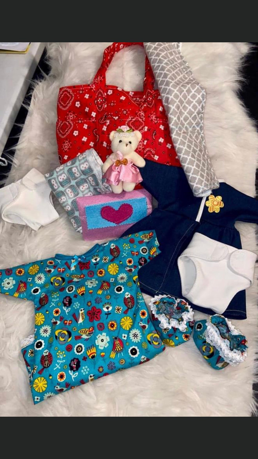 Reborn Diaper Bag With Two Outfits Etsy