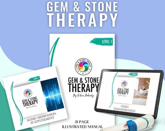 Crystal Course -Gem and Stone Therapy - Level One Certification | Learn Crystal Healing with Guided Meditation|Attunement Audio & Video Demo