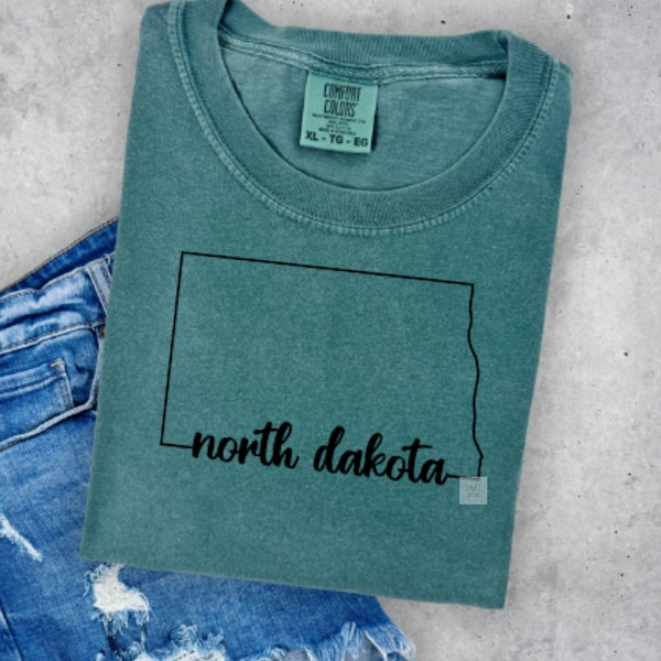 North Dakota Shirt, North Dakota, Dakota Shirt, North Dakota, State Shirt