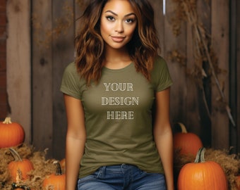 Fall Mockup - T-Shirt Mockup - Shirt Mockup - Mockup for Shirt - Mockup for T-Shirt - Holiday Shirt Mockup - Mockup