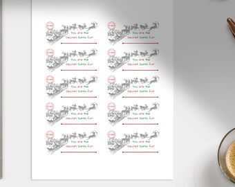 Secret Santa Name Draw Tags Only