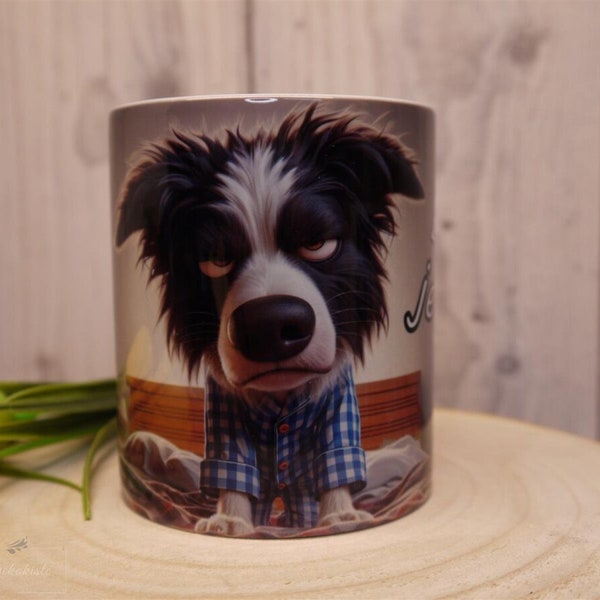 Border Collie Tasse "Echt Jetzt?