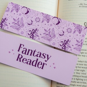 Fantasy Reader Bookmark, Book Lover Gift, Fantasy Book, Fantasy Bookmark, Bookish Gift, Magical Bookish Gift