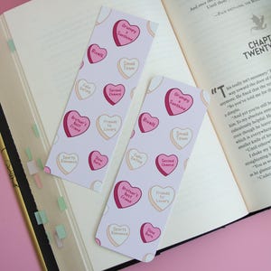 Segnalibro Romance Tropes, Segnalibro Genere di libri, Segnalibro carino, Amante dei libri romantici, Segnalibro Love Heart