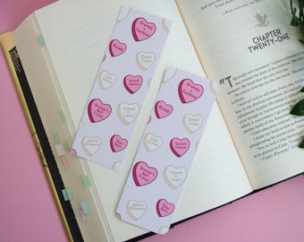 Romance Tropes Bookmark, Book Genre Bookmark, Cute Bookmark, Romance Book Lover, Love Heart Bookmark