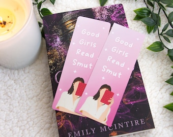 Good Girls Read Smut Bookmark, Book Lover Gift, Dark Romance Reader, Romance Reader, Romance Bookmark, Bookish Gift, Spicy Bookmark