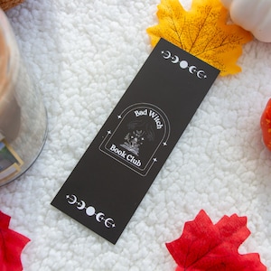 Bad Witch Book Club Bookmark, Witch Bookmark, Book Lover Gift, Halloween Bookmark, Cute Bookmark, Spooky Season