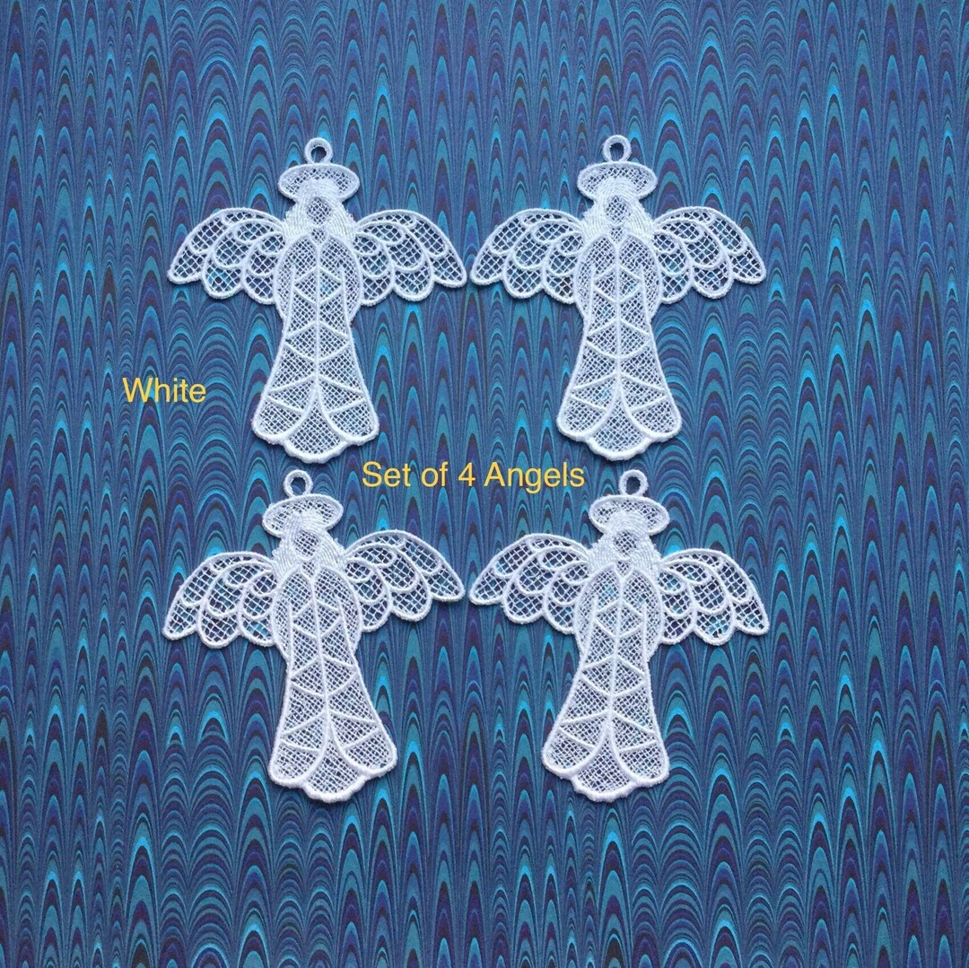 Christmas Angel Lace Decoration Ornaments Christmas Tree Sun Etsy Canada