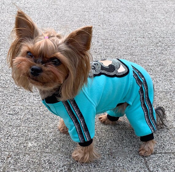 Cotton Cute Dog Jumpsuit Designer Small Dog Clothes Boy Dog Outfit Cozy Comfy Pet Clothing Hoodie for Dog Handmade Dog Winter Wear Xmas Dog Etsy Ireland