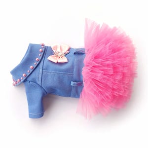 Dog dress Small dog clothes Dog birthday dress Handmade designer dog clothes Dog accessories girl Chihuahua clothes for dogs Yorkie