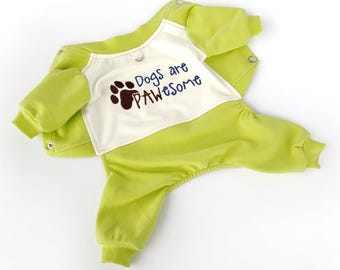Boy Dog Jumpsuit, Designer Pet Clothes, Chihuahua outfit