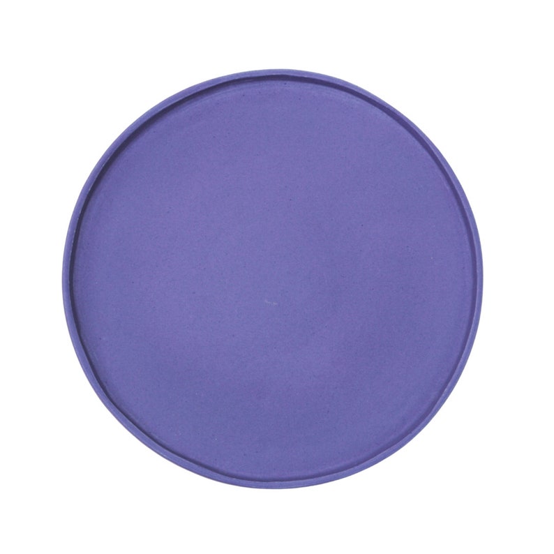 Large dinner plate Lavender image 7