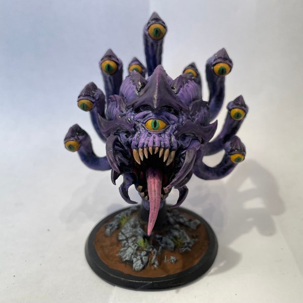 Beholder Dungeon And Dragons 3D Printed 2 inch base