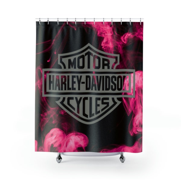 Harley Davidson Curtains Etsy