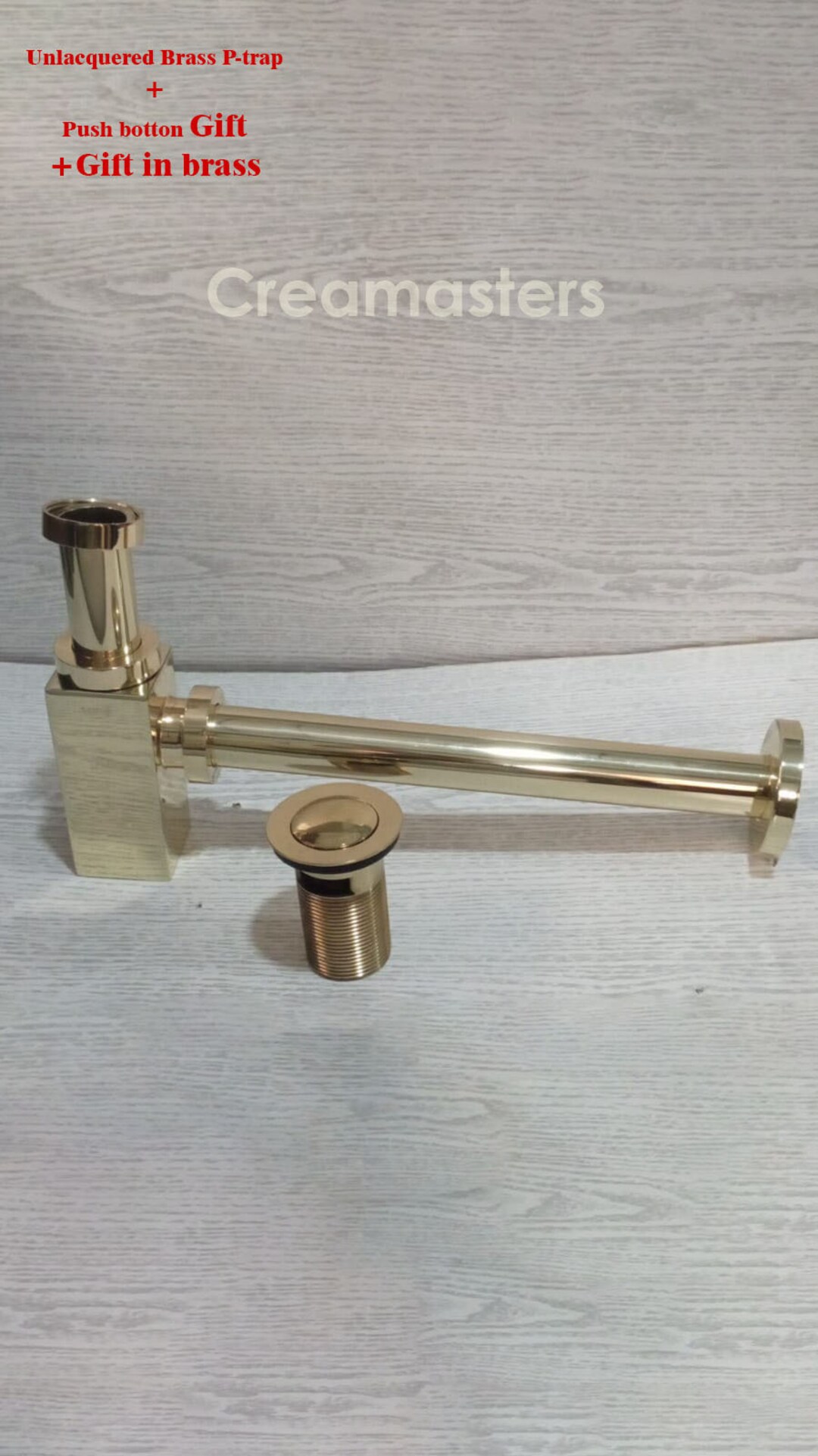 Brass Ptrap Bathroom Basin Sink Waste Trap Drainbathroom Etsy