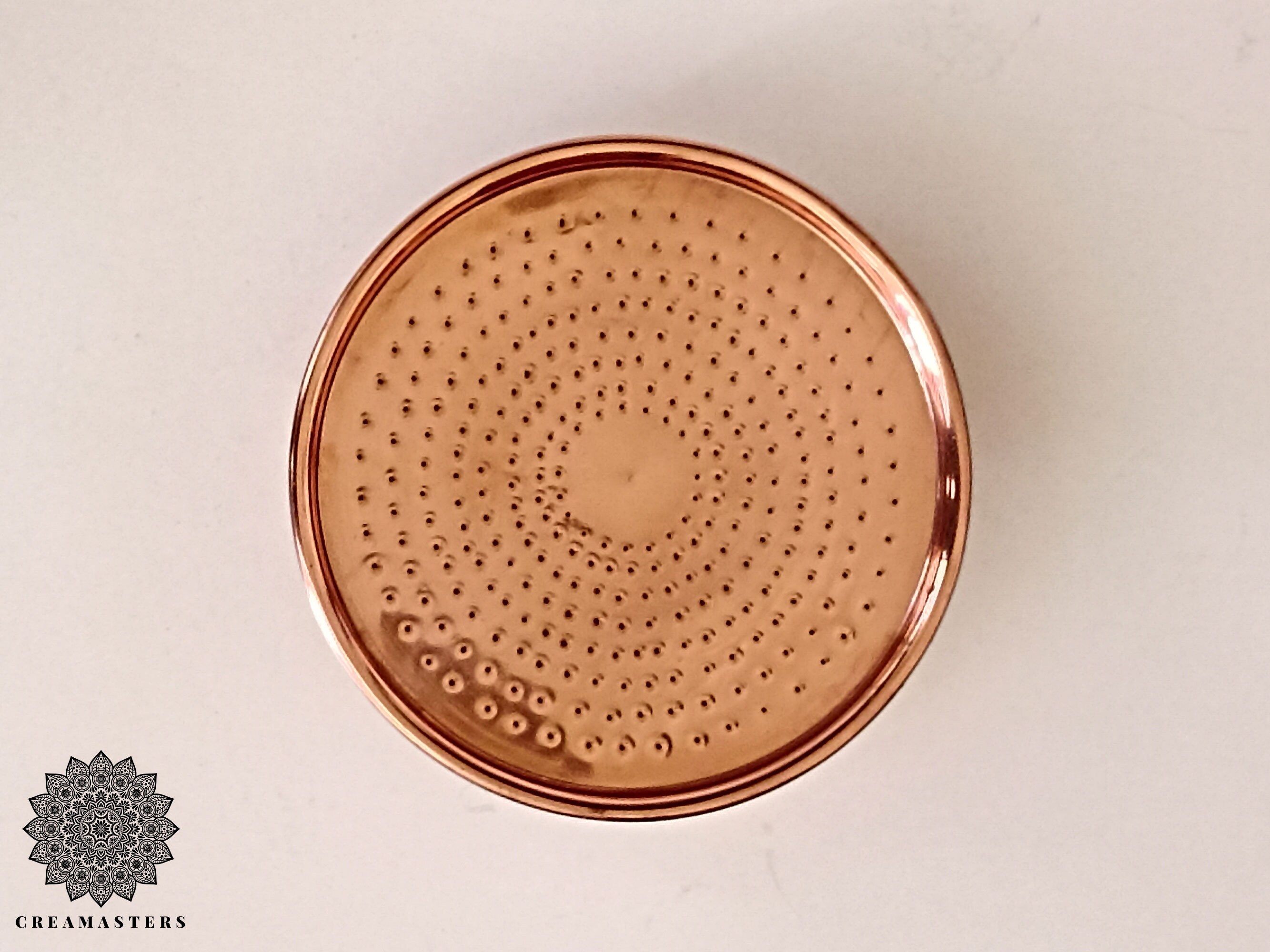 Brass Shower Head , Copper Rain Shower Head Outdoor, Brushed Copper