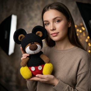 Schema all'uncinetto per vestiti da topo per giocattolo da 18 cm / Tutorial AMIGURUMI PDF