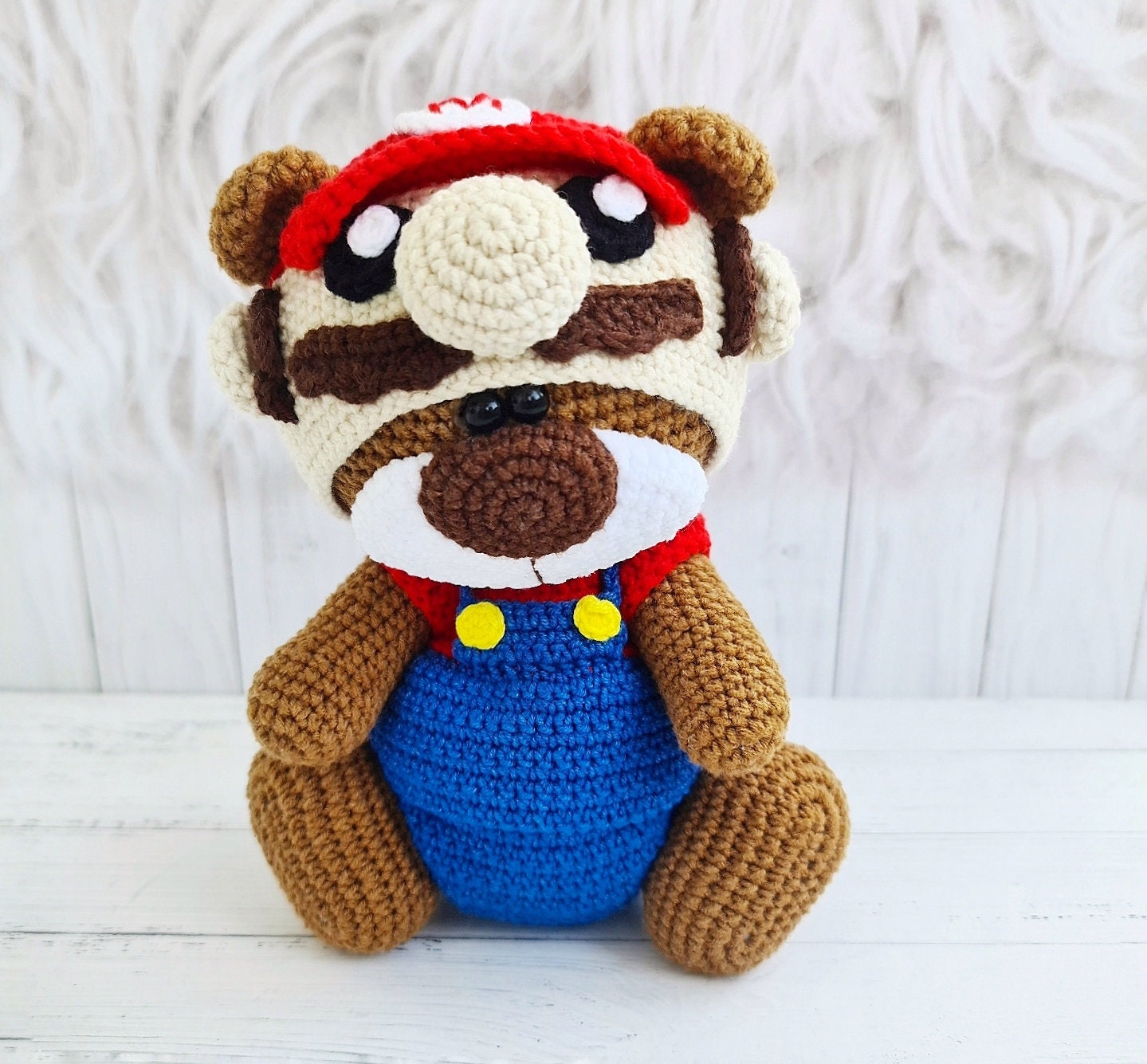 Crochet Pattern Mario Clothes for 18cm Toy / AMIGURUMI PDF Tutorial 