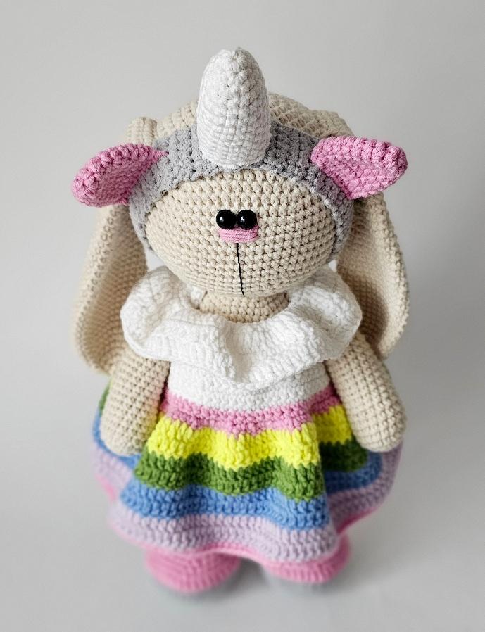 Crochet Pattern Unicorn Dress Clothes for 27cm Toy / AMIGURUMI PDF Tutorial  - Etsy