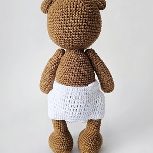 Padrão de Urso de Crochê, Amigurumi Tilda de 27 cm (Padrão em PDF) imagem 6