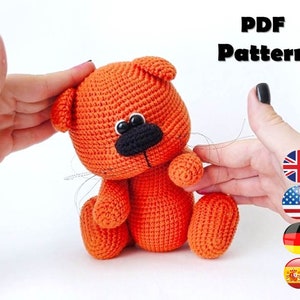 Crochet Pattern Cat Toy 18 cm / AMIGURUMI / PDF tutorial