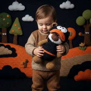Crochet Pattern Duck Clothes for 18cm Toy / AMIGURUMI PDF Tutorial