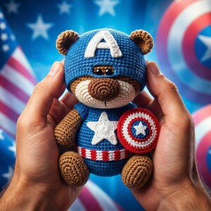 Crochet Pattern Heroes Clothes for 18cm Toy / Avenger AMIGURUMI PDF Tutorial