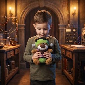 Häkelanleitung Frankenstein Kleidung für 18 cm Plüschtier / AMIGURUMI PDF Tutorial