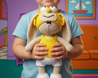 Crochet Pattern Homer Clothes for 27cm Toy / AMIGURUMI PDF Tutorial
