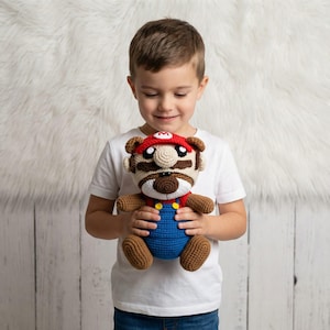 Crochet Pattern Mario Clothes for 18cm Toy / AMIGURUMI PDF Tutorial