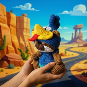 Crochet Pattern Mig Mig Runner Clothes for 18cm Toy / AMIGURUMI PDF Tutorial