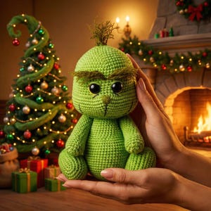 Häkelanleitung Green Elf Toy 18 cm / AMIGURUMI / PDF Nähanleitung