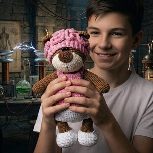 Crochet Pattern Brain Clothes for 27cm Toy / AMIGURUMI PDF Tutorial