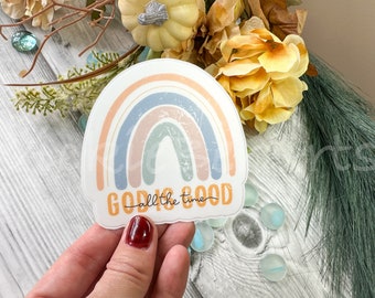 Christian God Waterproof Sticker, Bible Verse Sticker, Scripture Water Bottle and Tumbler Sticker, Faith Sticker for Phone and Laptop,