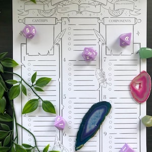 Dnd 5e Druid Character Sheet - Printable Download for Dungeons and ...