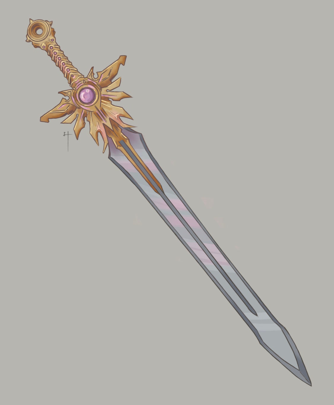 Custom Fantasy Sword | Fantasy Prop | Magical Item | D&D OC ...
