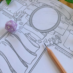 Dnd 5e Character Sheet - Printable Download for Dungeons and Dragons ...