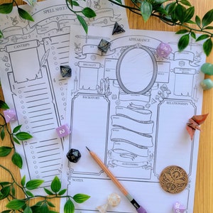 Dnd 5e Character Sheet - Printable Download for Dungeons and Dragons ...