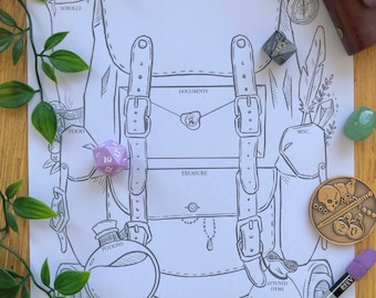 Bag of Holding Sheet Dungeons and Dragons - Etsy