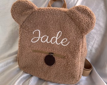 Personalized "Teddy" backpack for children