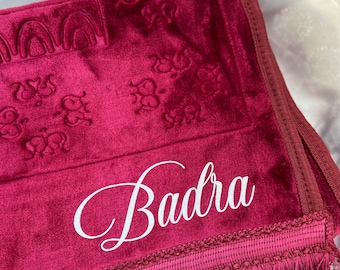 Tapis de prières personnalisés