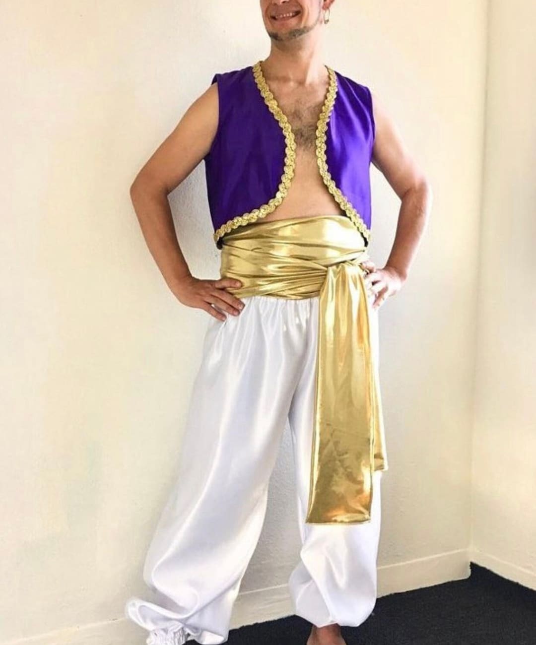 Adult Aladdin Costume. Cosplay Halloween Costume. Rent or Etsy