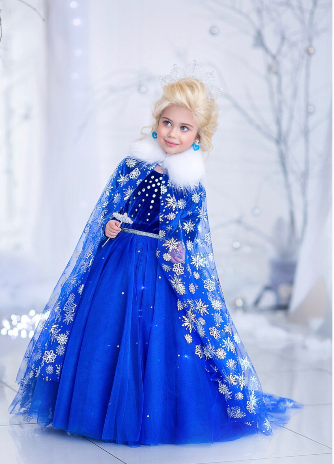Frozen Elsa Inspired Dress Birthday Party Cosplay Dress. Etsy