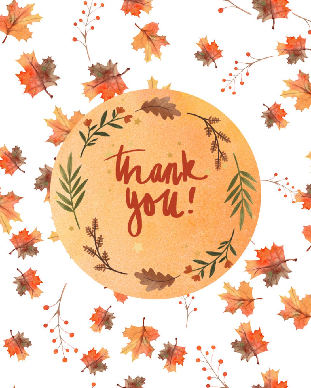 PRINTABLE Thank You Sticker Small Business Packaging Supplies - Etsy