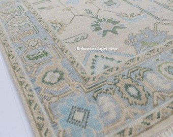 Oushak Rug For Living Room | Modern Cream Oushak Rug | Oushak Rug Green | Oversize Rug | Oushak Designs | Oushak Runner Blue | Turkish Rug