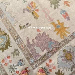 Rug, Vintage Rug, Rugs 8x10, 10x13 Persian Rug Hand knotted Turkish Oushak Rug Living Room Oversized Rug, Dining Large Area Rug Bedroom Rug.
