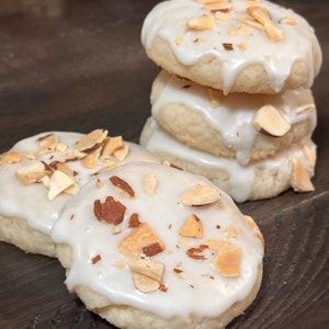 Sweet Almond Cookies | BESTSELLER! | Shortbread Cookies | Scratch Made Fresh to Order! | Perfect Food Gift, Get Well Gift, Care Package