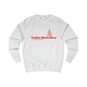Certified Malibu Christmas Crewneck Sweatshirt, Malibu Sweatshirt, Christmas Sweatshirt, Holiday, Pinkmas