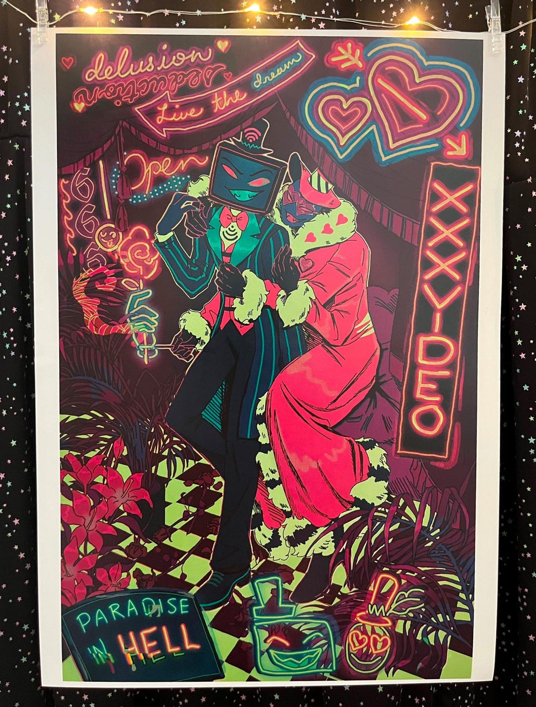 Hazbin Hotel Voxval Art Print Poster A3/A4 - Etsy Canada