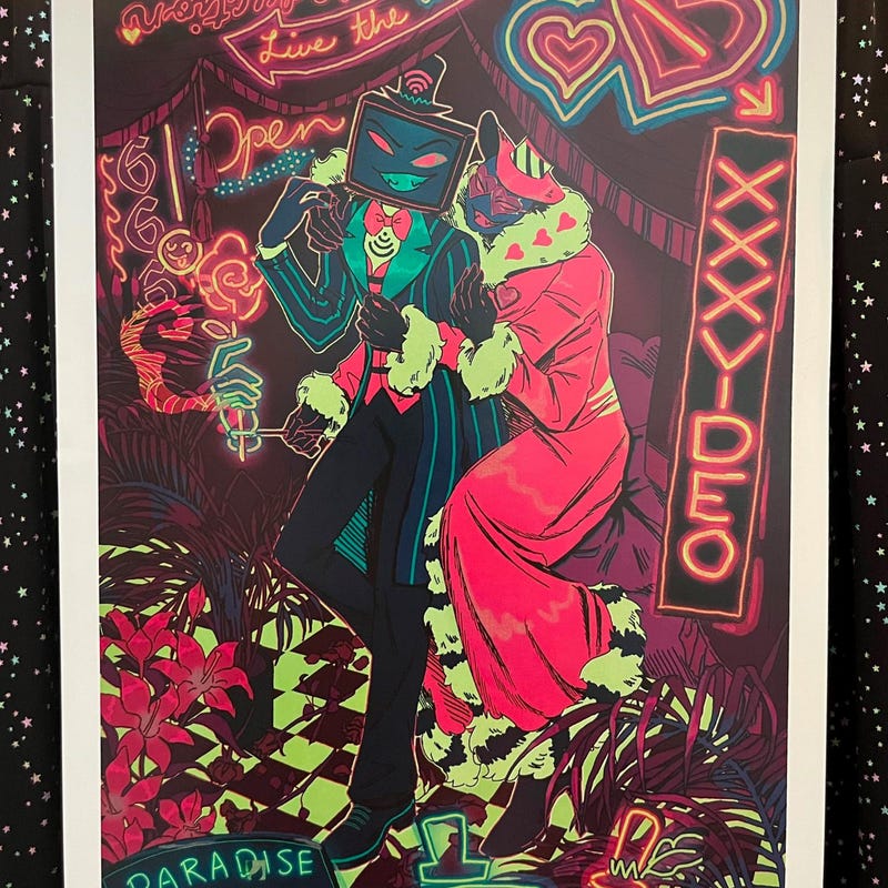 Hazbin Hotel Valentino Fanart - Etsy